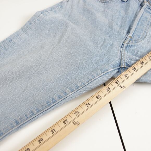 Levis 501 Original Fit Stretch Button Fly Light Wash Blue Jeans Womens Sz 25 - Picture 7 of 15